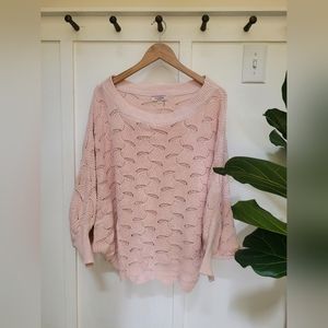 Scalloped Knit Sweater